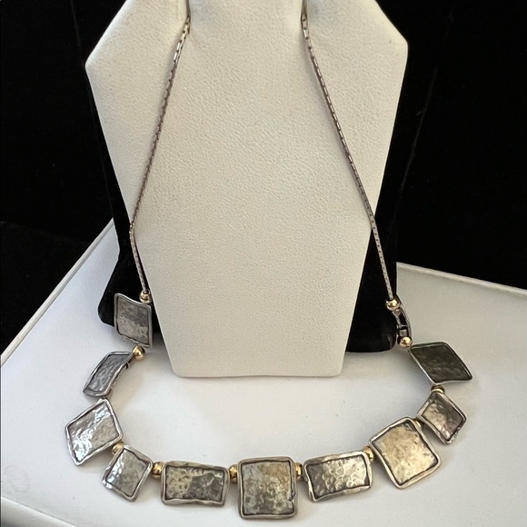 Vintage Signed Sterling/Vermeil Necklace and Bracelet Set - Picture 3 of 7